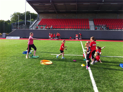 Bean Bag Throwing at Ystrad Centre of Excellence - June 2015